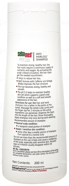 Sebamed Anti Hairloss Shampoo 200Ml Sebamed Anti Hairloss Shampoo 200Ml